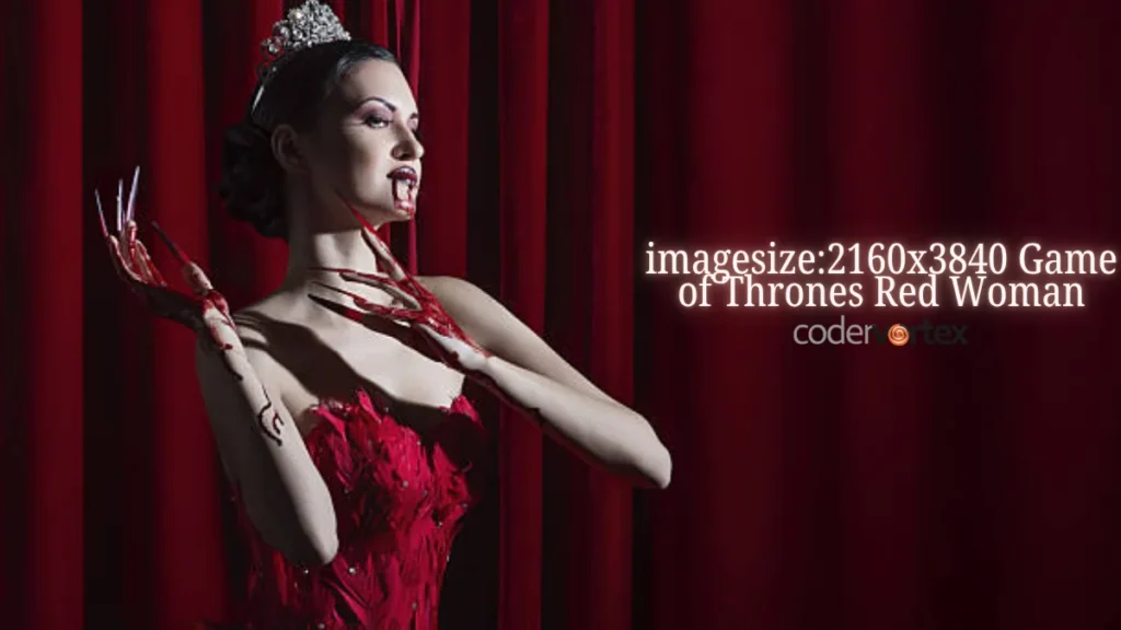 imagesize:2160x3840 Game of Thrones Red Woman