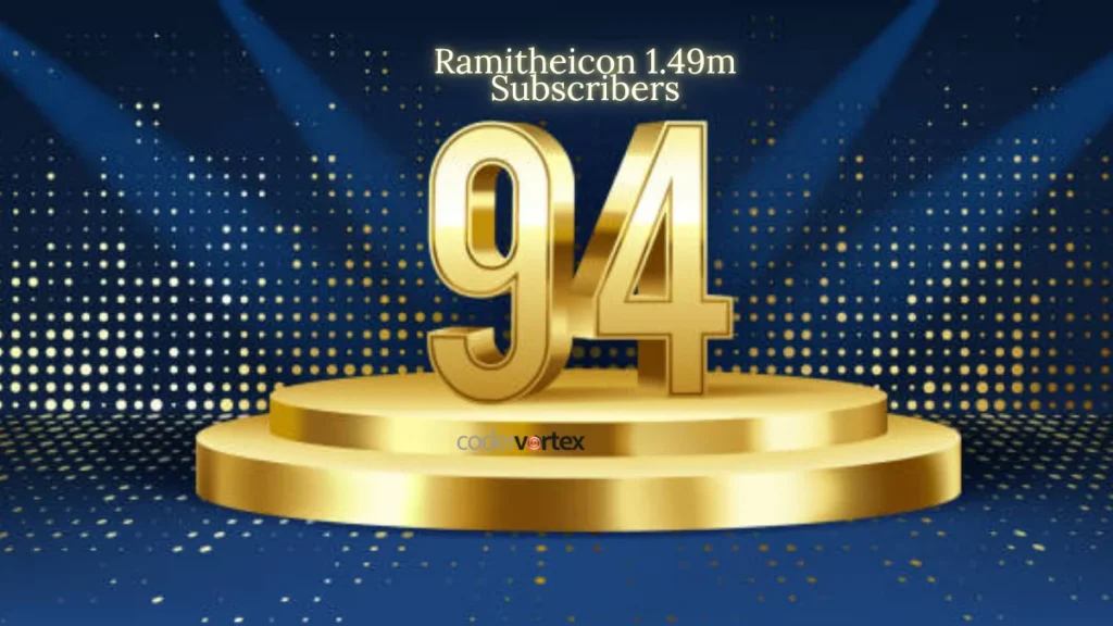 Ramitheicon 1.49m Subscribers: Turning Passion Into Digital Fame